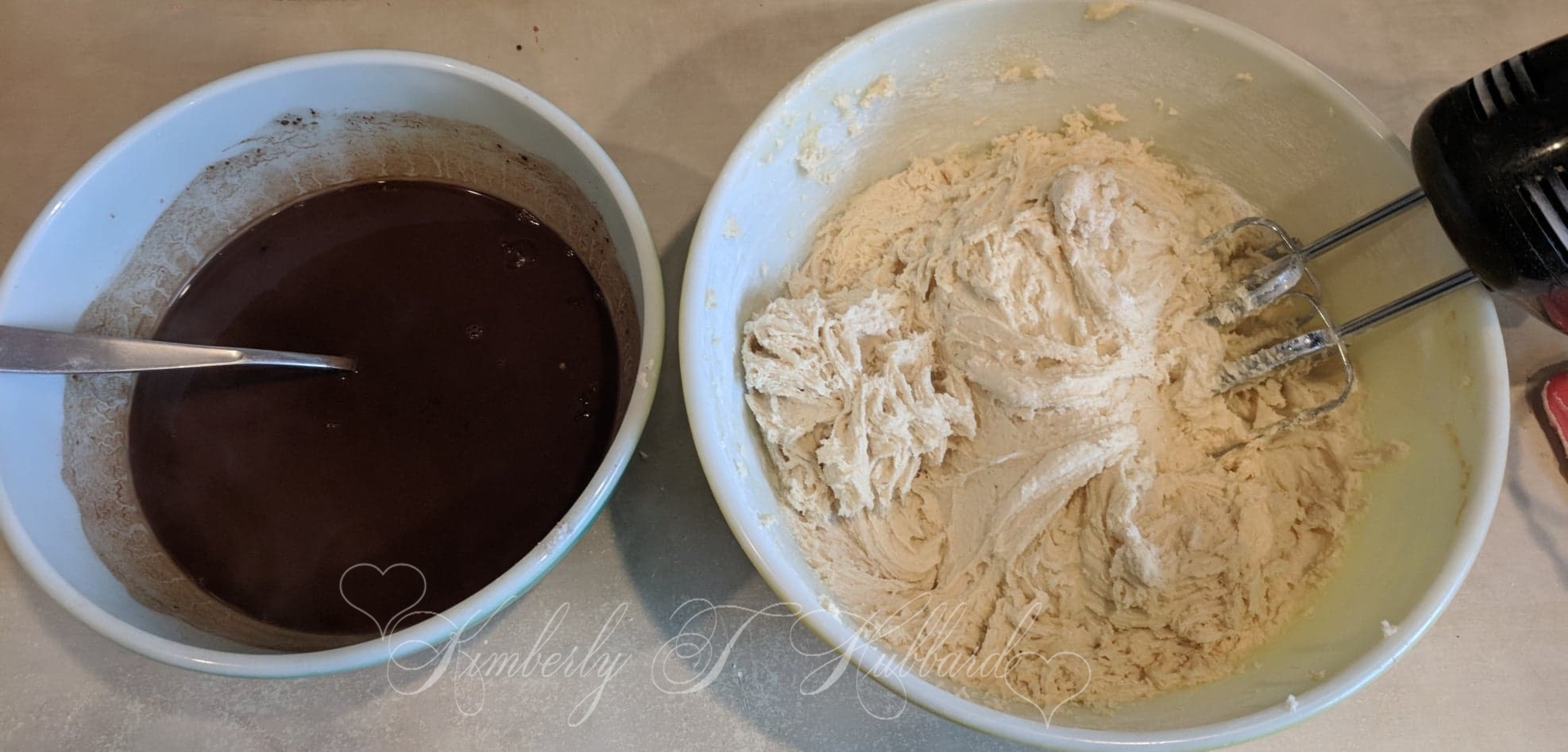 Butter Mixture & Flour Mixture Consistency, Pre-Cocoa