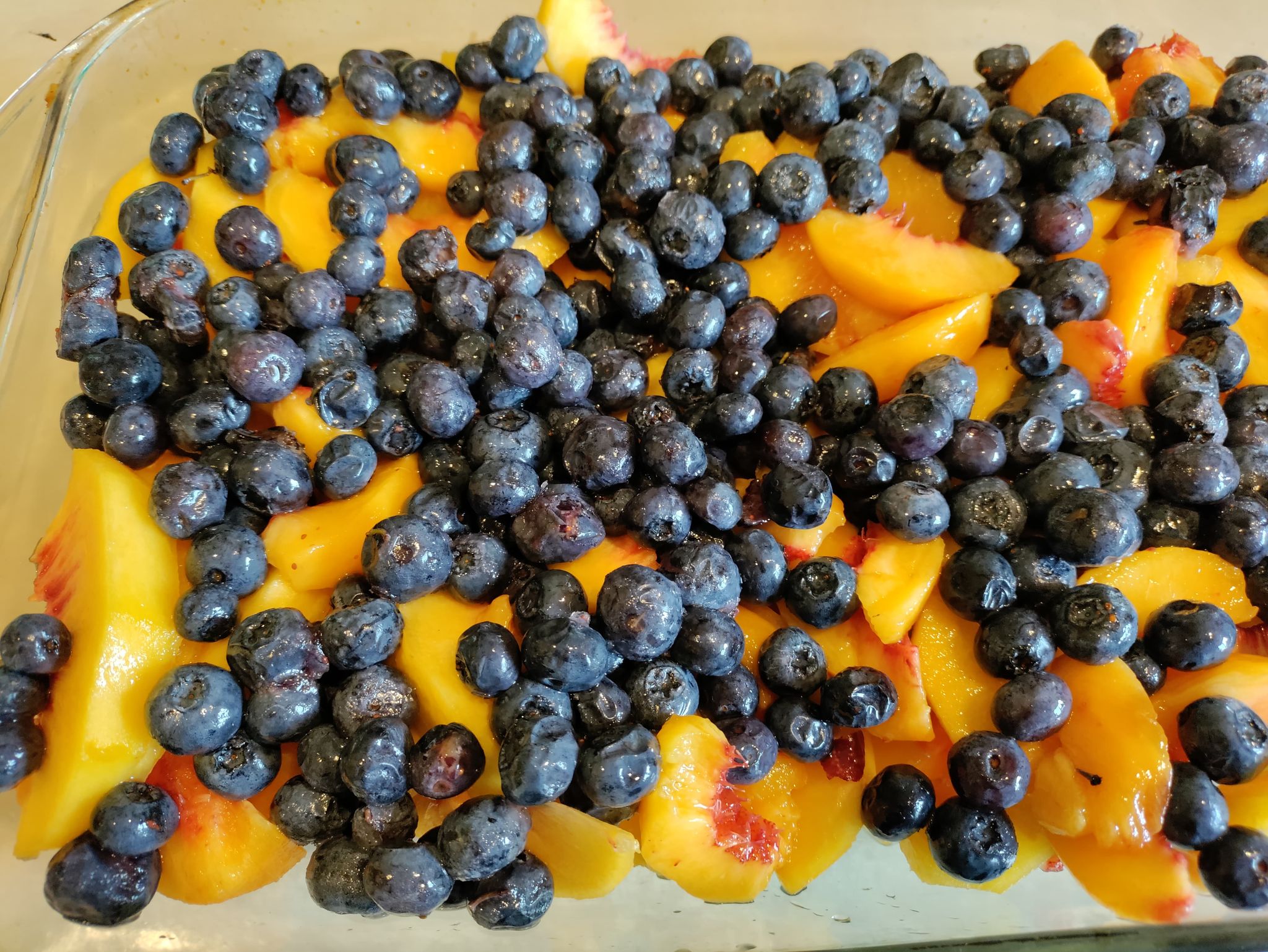 Peaches & Blueberries