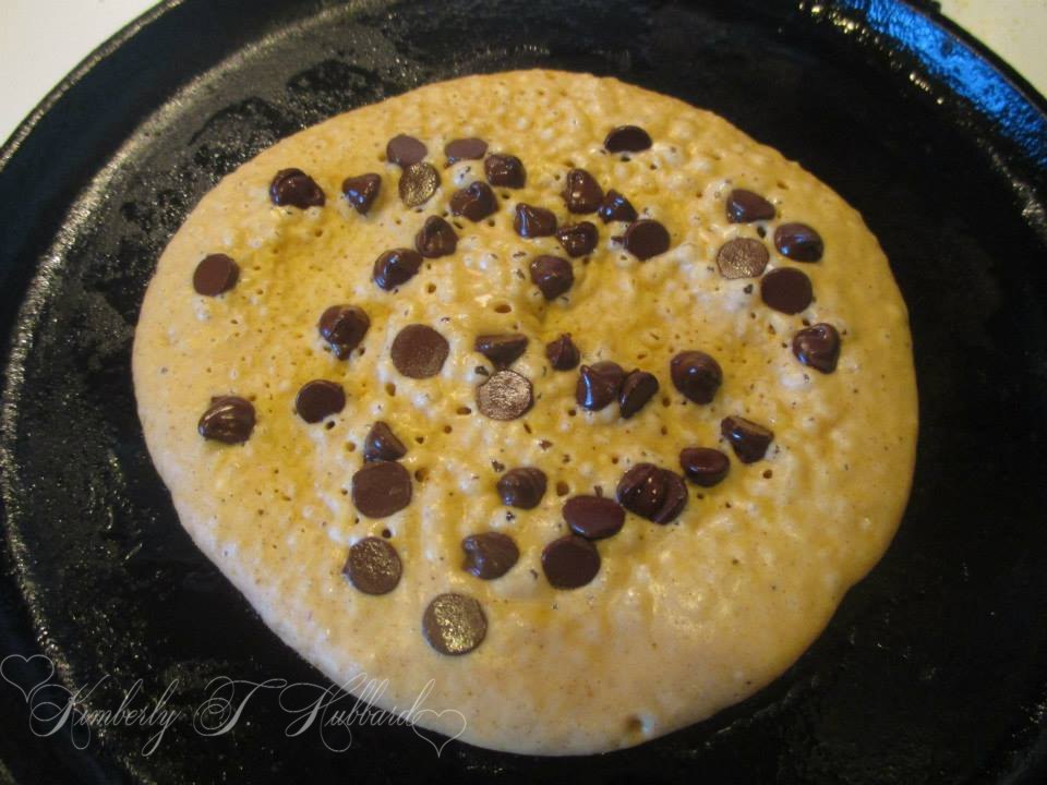 Pumpkin Chocolate Chip Pancakes