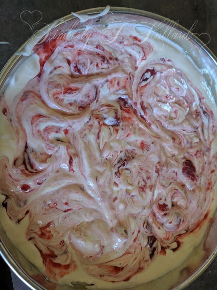 Swirled Into the Cheesecake