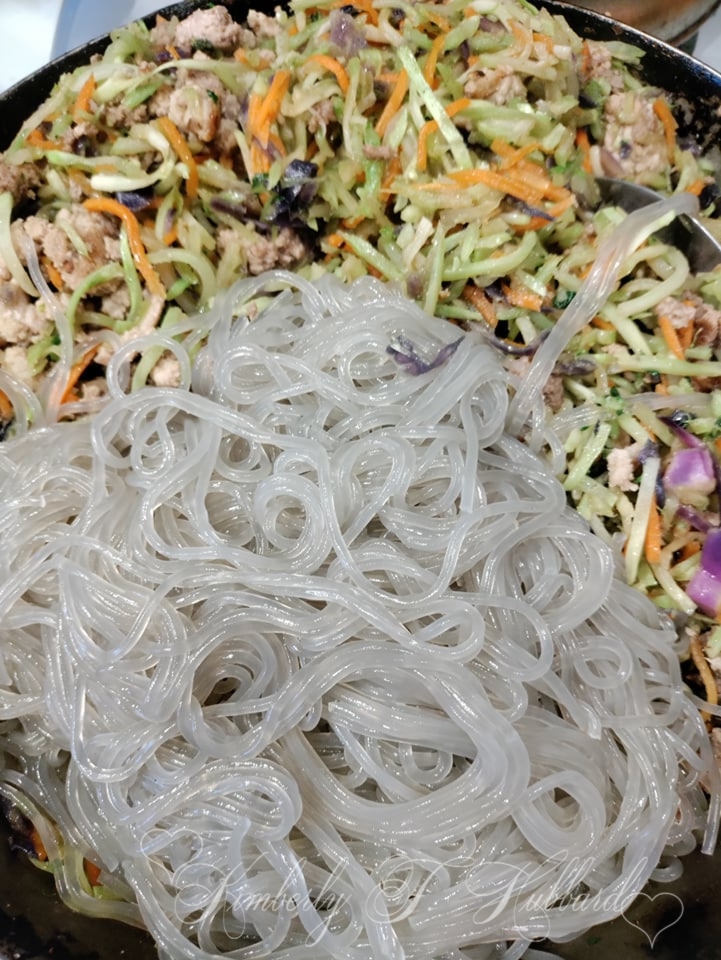 Adding Glass Noodles