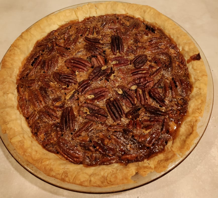 Pecan Pie Hot From The Oven