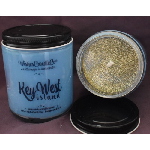 Key West Island Smelling Candle with Disney Pin