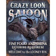 Crazy Loon Saloon Sign