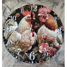 Poultry Duo Clock