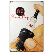 AC Spark Plugs Sign