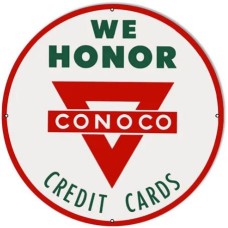 Conoco Cards Sign