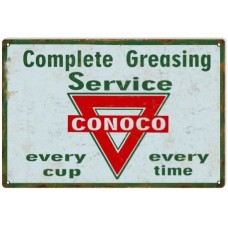 Conoco Greasing Sign