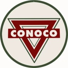 Conoco Round Sign