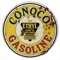 Conoco Yellow Sign