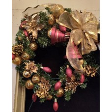 Bulbs & Bells Wreath