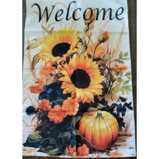 Fall Flowers Flag