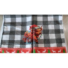 Christmas Lights Cow Towel