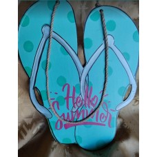 Hello Summer Flip Flops