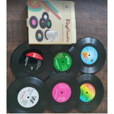 Retro Vinyl Coasters