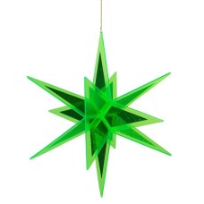 SPARKLE GREEN CRYSTAL STAR