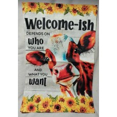 Welcome-ish Cow Flag