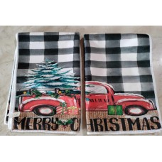 Christmas Truck Towel