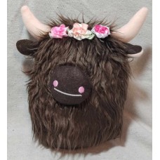 Highland Cow Gnome Brown