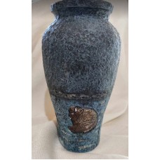 Buffalo Vase Blue