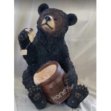 Lg Black Bear Statue