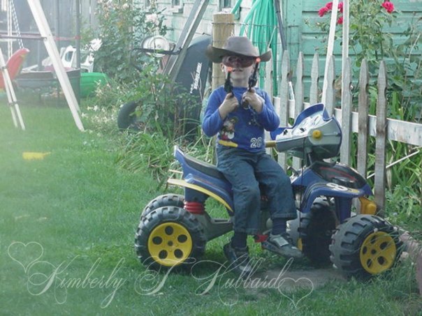 Cowboy on a 4 Wheeler