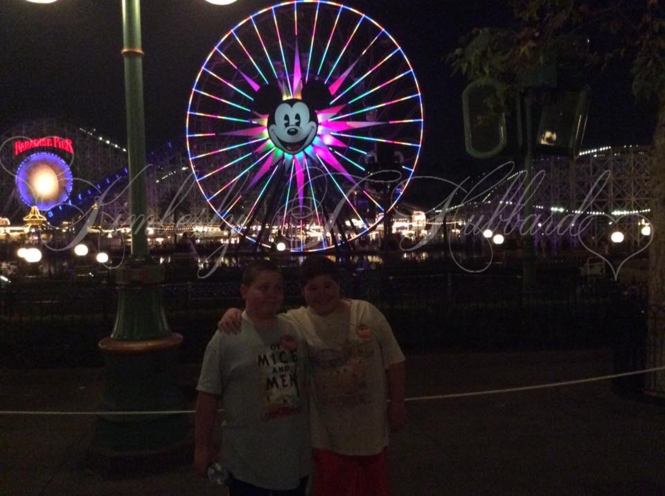 Paradise Pier After Dark