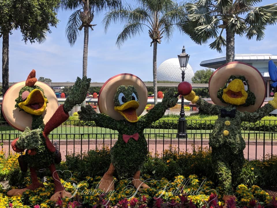 Three Caballeros Topiary