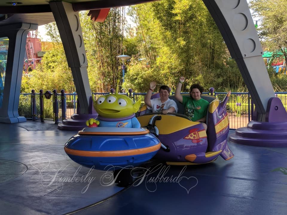 Alien Swirling Saucers in Toy Story Land