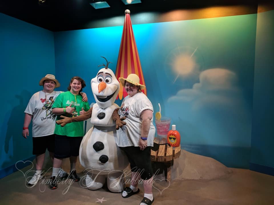 Kim & the Boys with Olaf