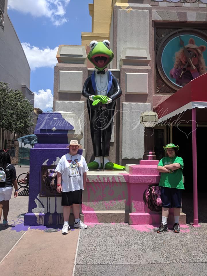 With Kermit Outside Muppet 3D Vision