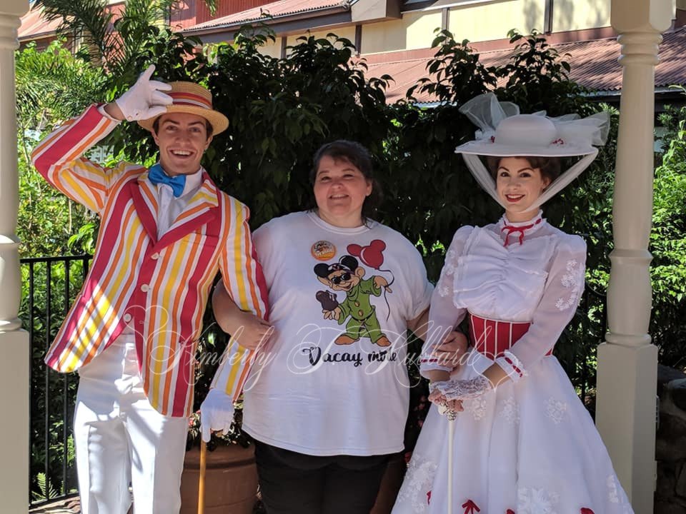 Kim with Bert & Mary Poppins